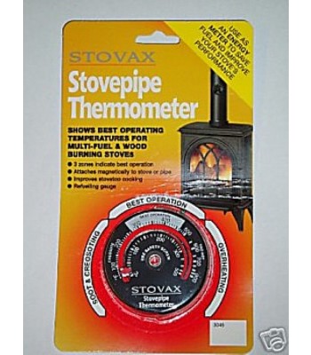 Stovax Stove Thermometer: Stovax Stovepipe Thermometer